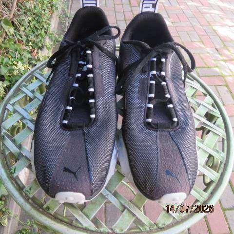 Puma Men's H.ST.20 Sneakers Black Breathable Textile Upper LQDCELL Cushions Size 9