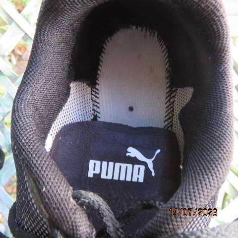 Puma Men's H.ST.20 Sneakers Black Breathable Textile Upper LQDCELL Cushions Size 9