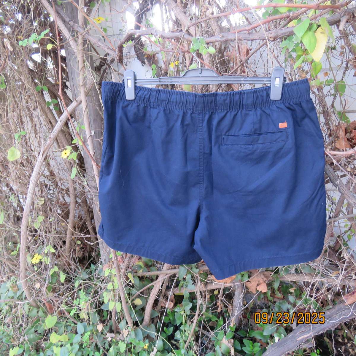 REAL Man navy cotton boxer shorts with pockets in size XL. As new