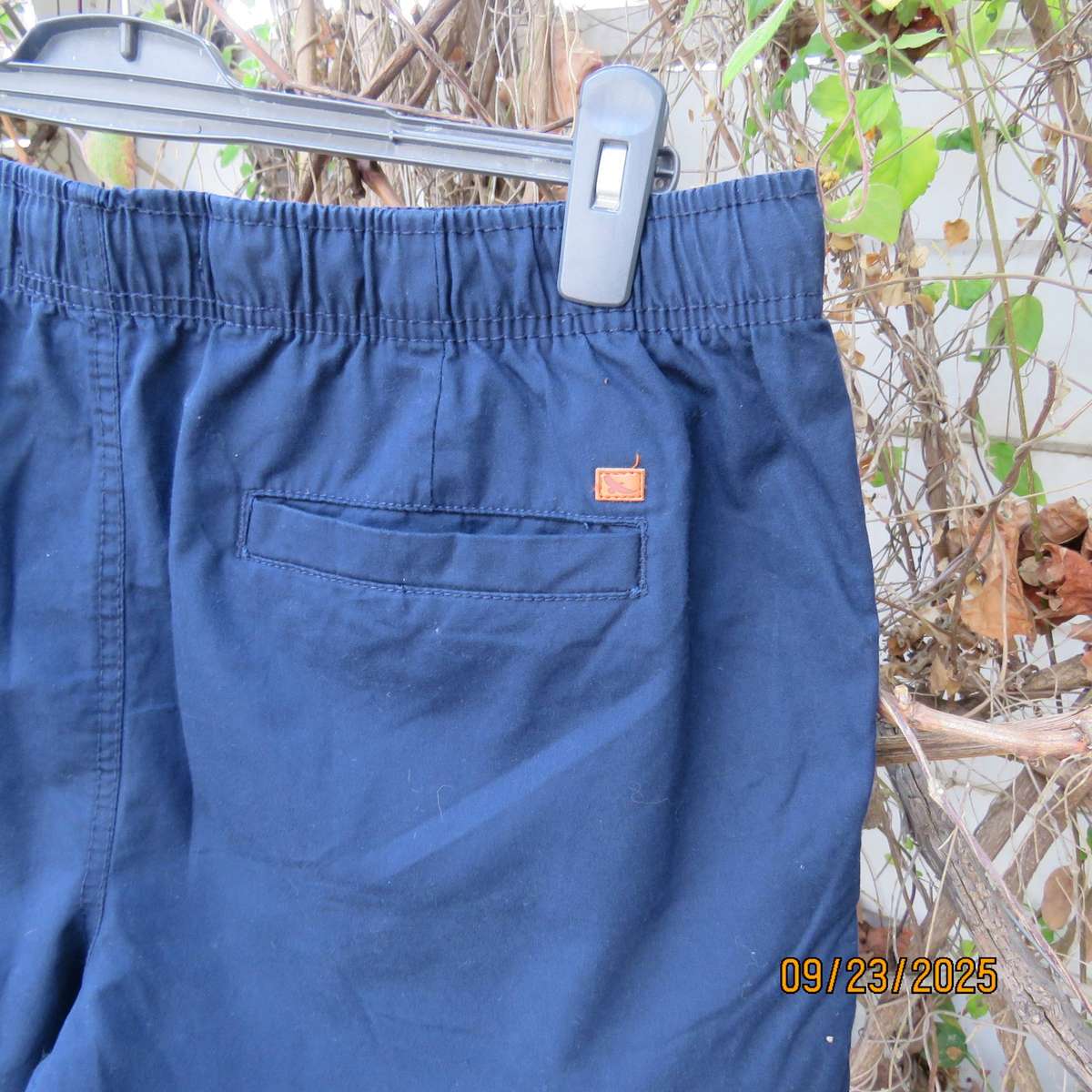 REAL Man navy cotton boxer shorts with pockets in size XL. As new