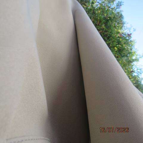 Roy trench coat woven crown crest double breast gaberdine waterproof size 42
