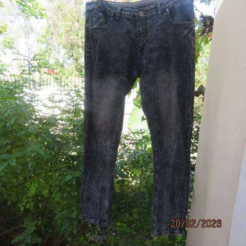 PYREX men's blue colour washed denim jeans skinny fit size 40