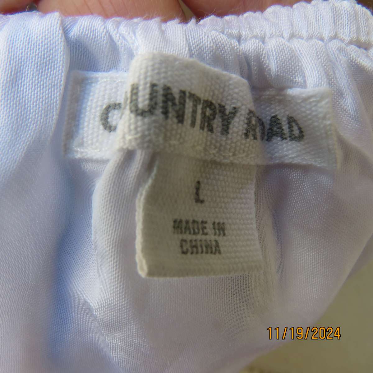 COUNTRY ROAD sexy strappy top in 100% silky viscose. Blue-black stripes. Size 38-40. As new cond.