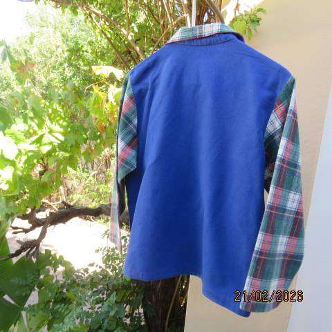 MOONSTRUCK check long sleeve warm casual top for boy size 12-13 yrs.