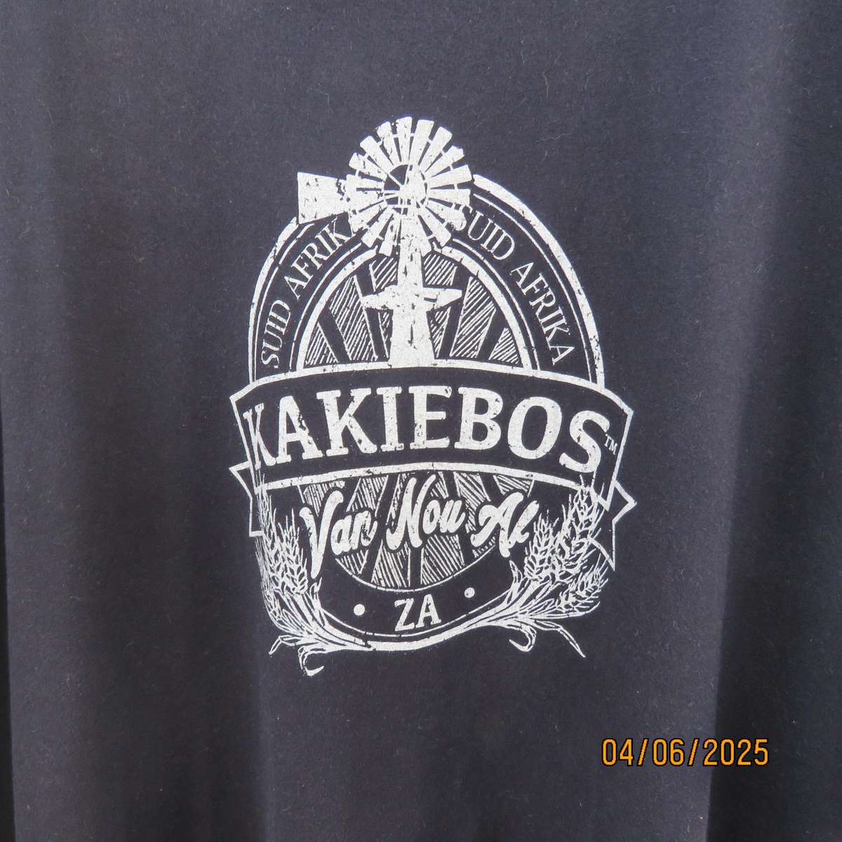 KAKIEBOS men's T shirt 100% cotton. Size 5XL.