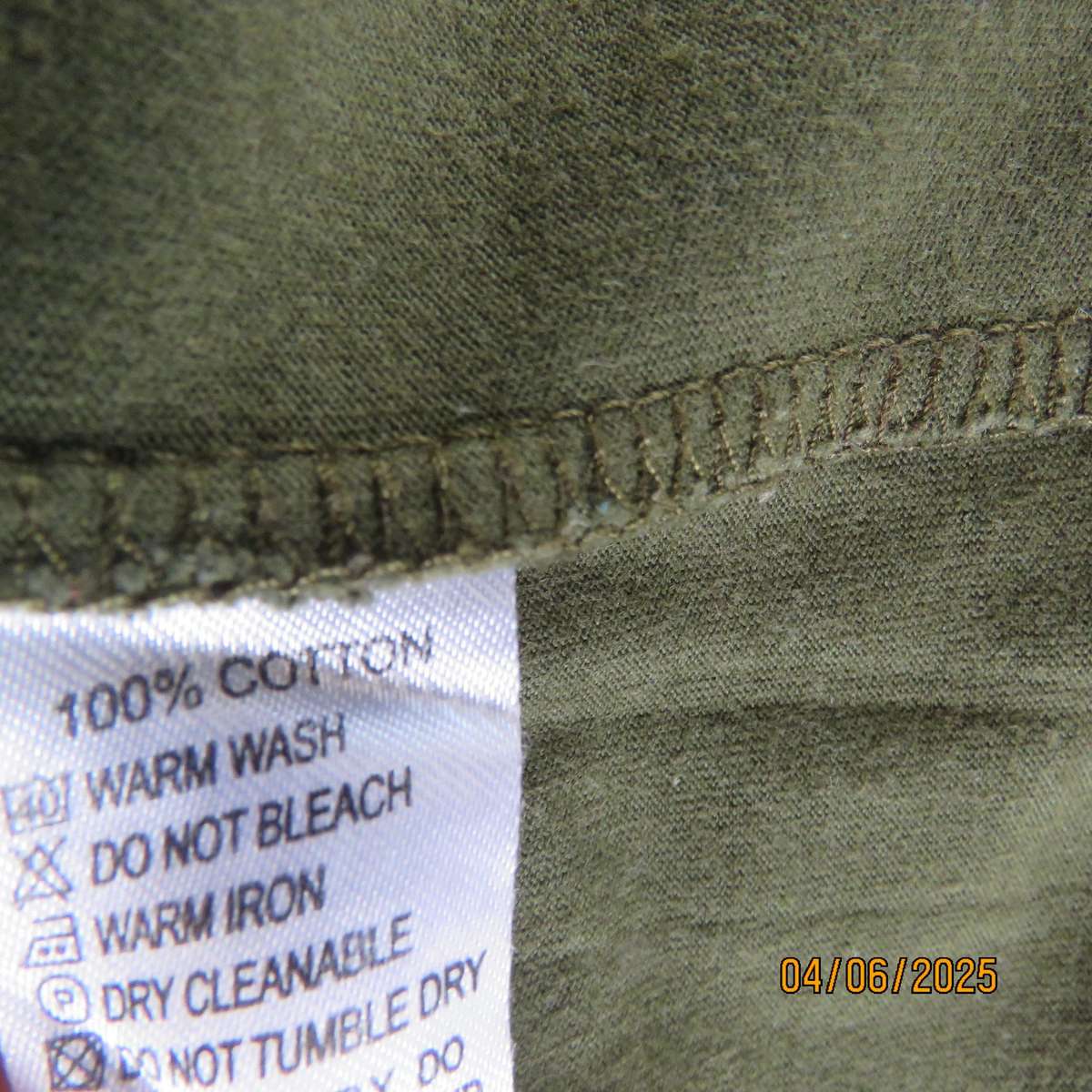 JEEP dark olive green as new short sleeve T shirt size 3XL. In 100% cotton