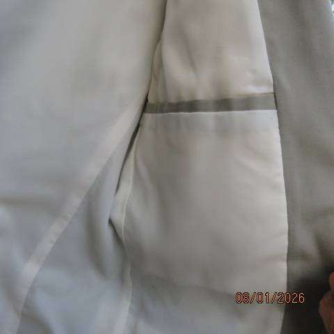 REX TRUEFORM light sage men's rivercool jacket with back pleat. Size 38R