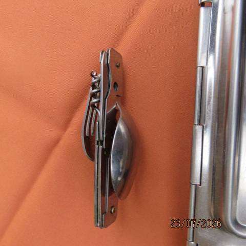 PLANETBOX Rover stainless steel bento lunch box with 5 compartments and unique latch