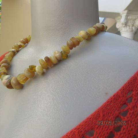 Highly desirable butterscotch amber necklace with 925 silver latch, 50cm length