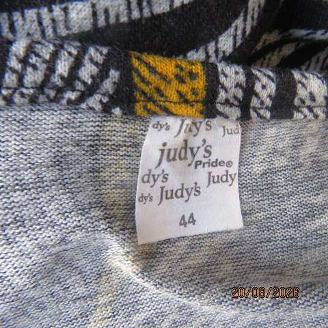 Judy's Pride warm poly-viscose geometric print stretch slip-over dress size 44
