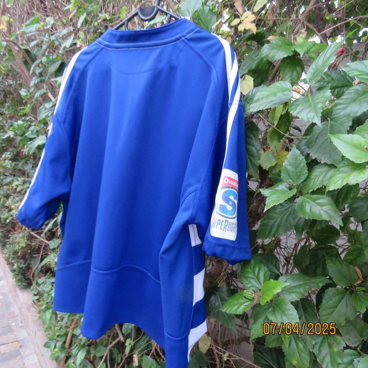 ADIDAS Stormers rugby top DHL in thick polyester stretch. Size XXL.