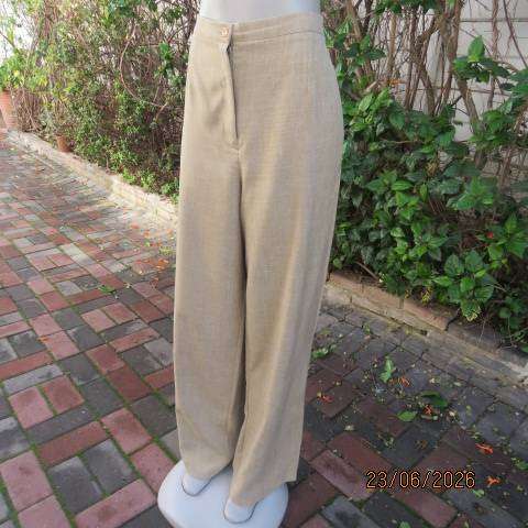 JUDY'S Pride mottled 2-piece pant suit with long button-down jacket and dress pants, size 46
