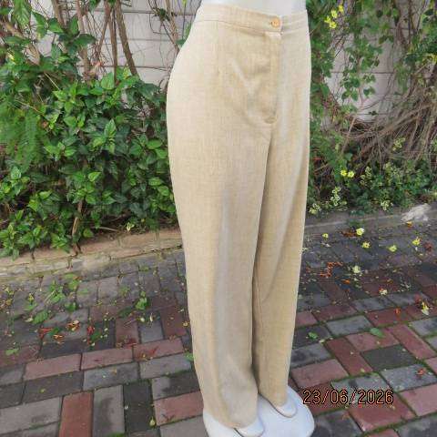 JUDY'S Pride mottled 2-piece pant suit with long button-down jacket and dress pants, size 46