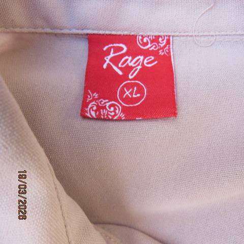 RAGE Melon Pink Long Sleeve Button-Down Shirt for Women Size 42-18