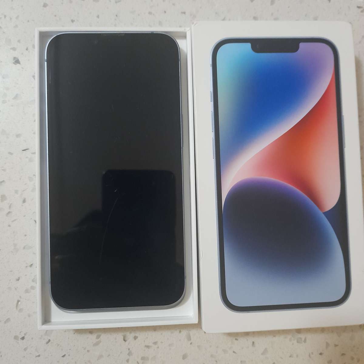 Apple I phone 14 blue 128gb great condition