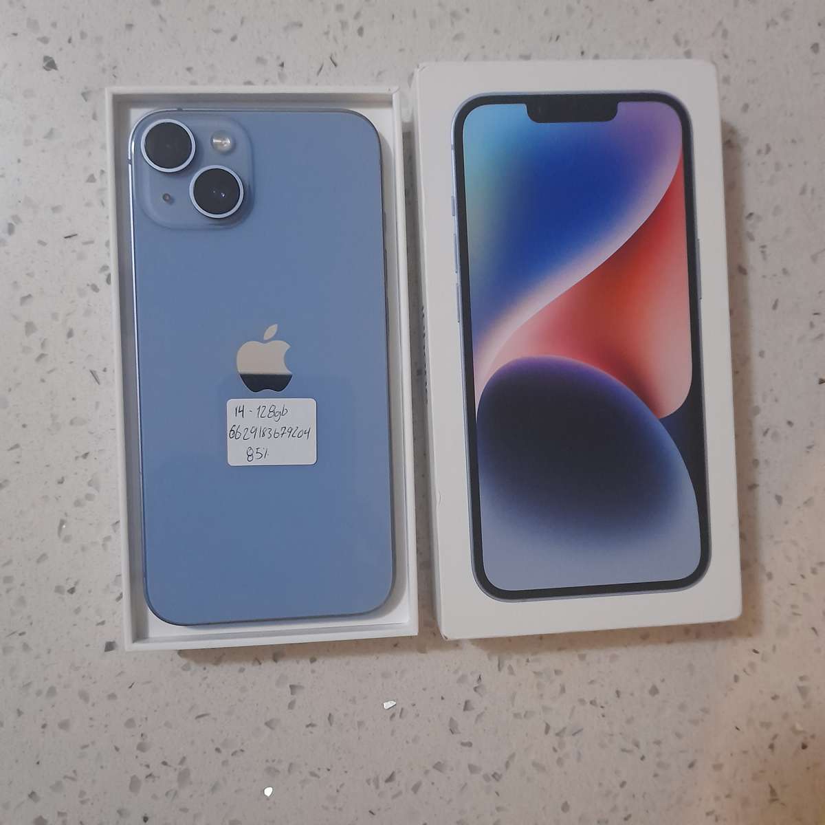 Apple I phone 14 blue 128gb great condition