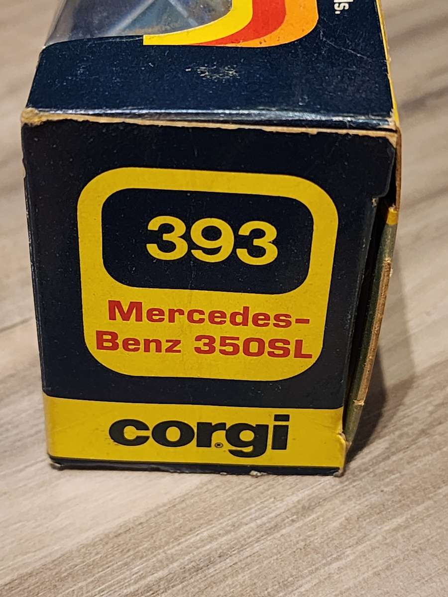CORGI 393 BLUE MERCEDES-BENZ 350SL BOXED