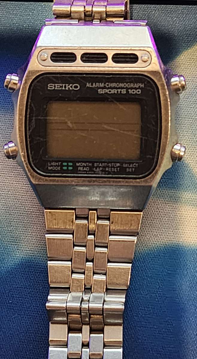 SEIKO A359-5040 | Sports 100 | Digital Chronograph | Vintage