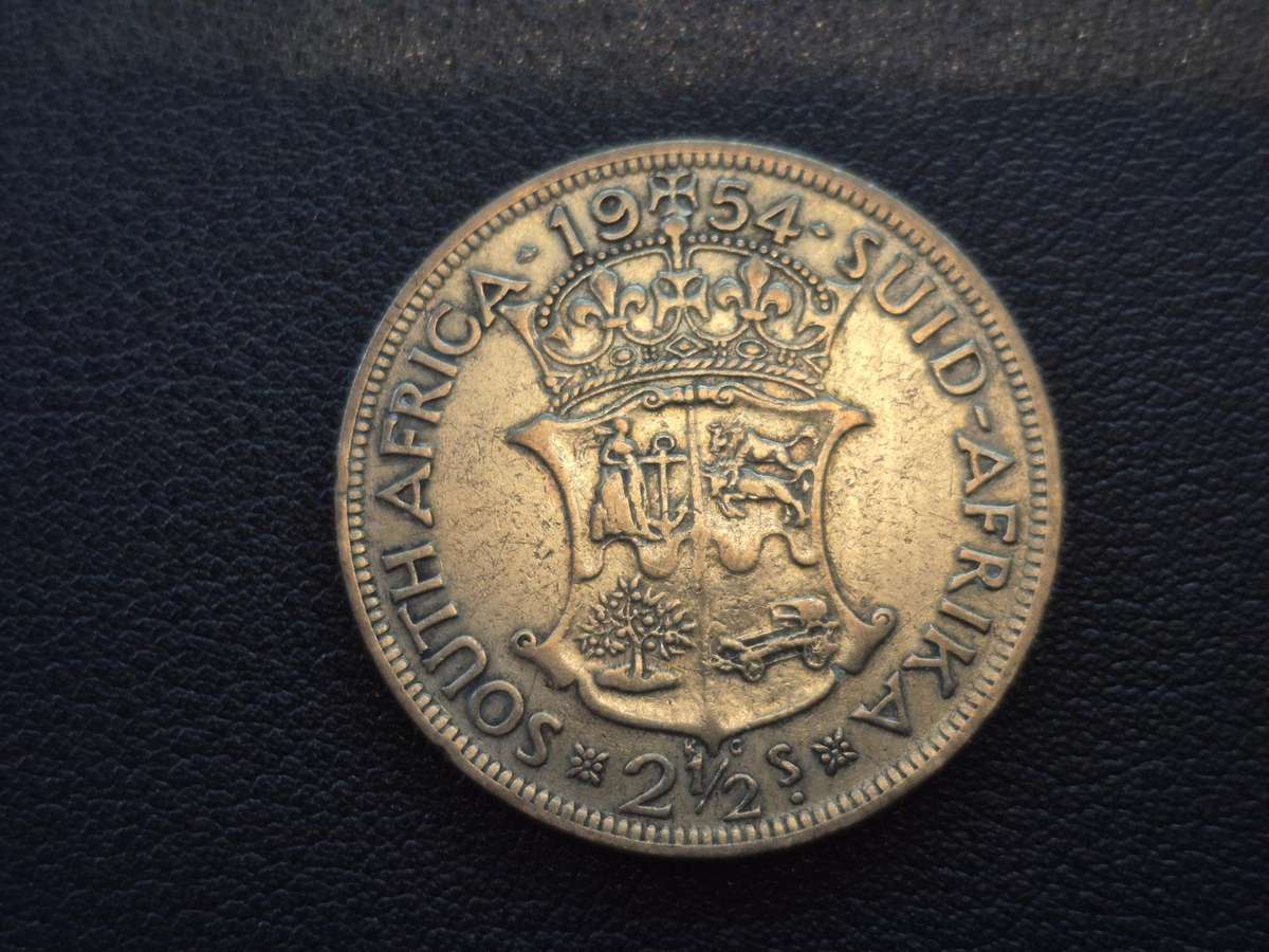1954 Two and a Half Shillings