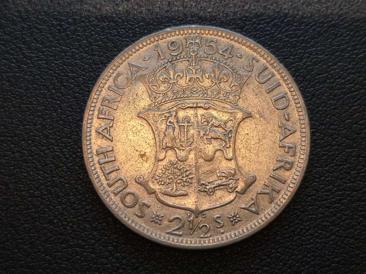 1954 Two and a Half Shillings