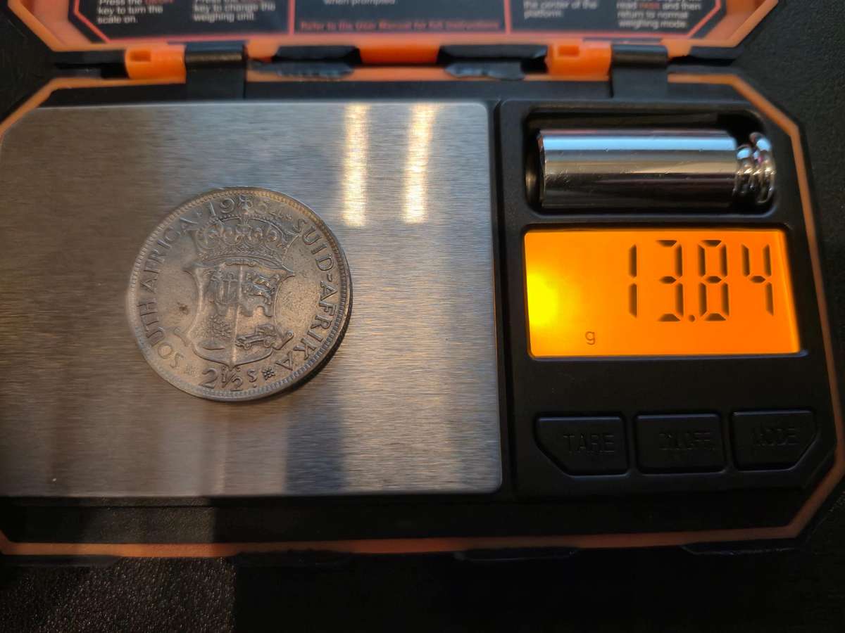 1954 Two and a Half Shillings