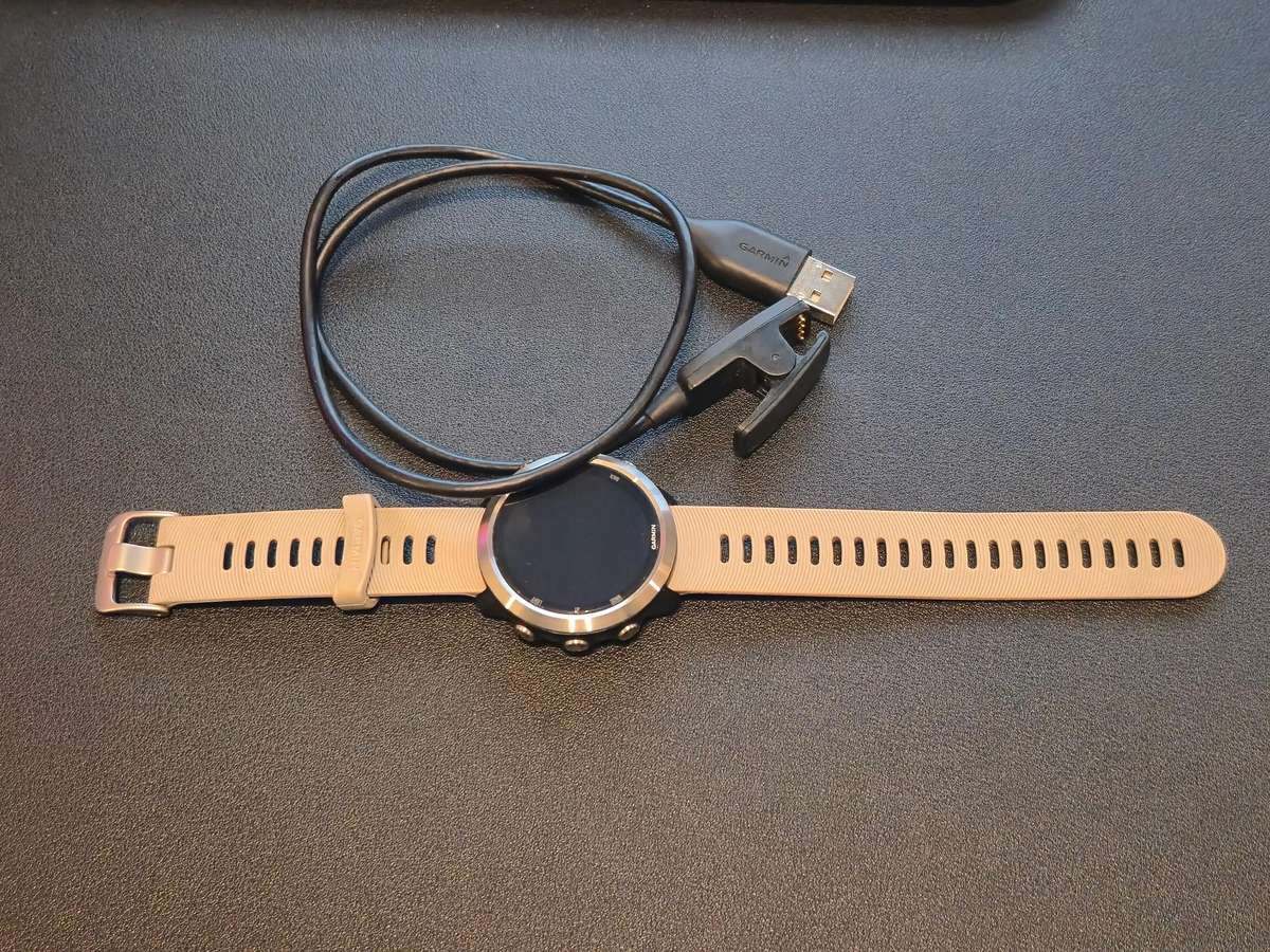 Garmin Forerunner® 645  With Sandstone Coloured Band