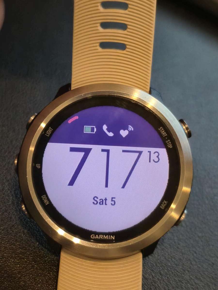 Garmin Forerunner® 645  With Sandstone Coloured Band