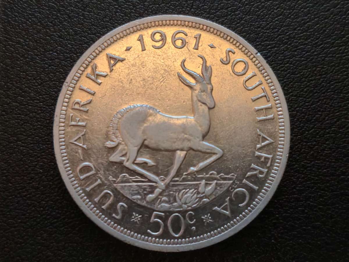 1961 Silver Fifty Cent (Crown)
