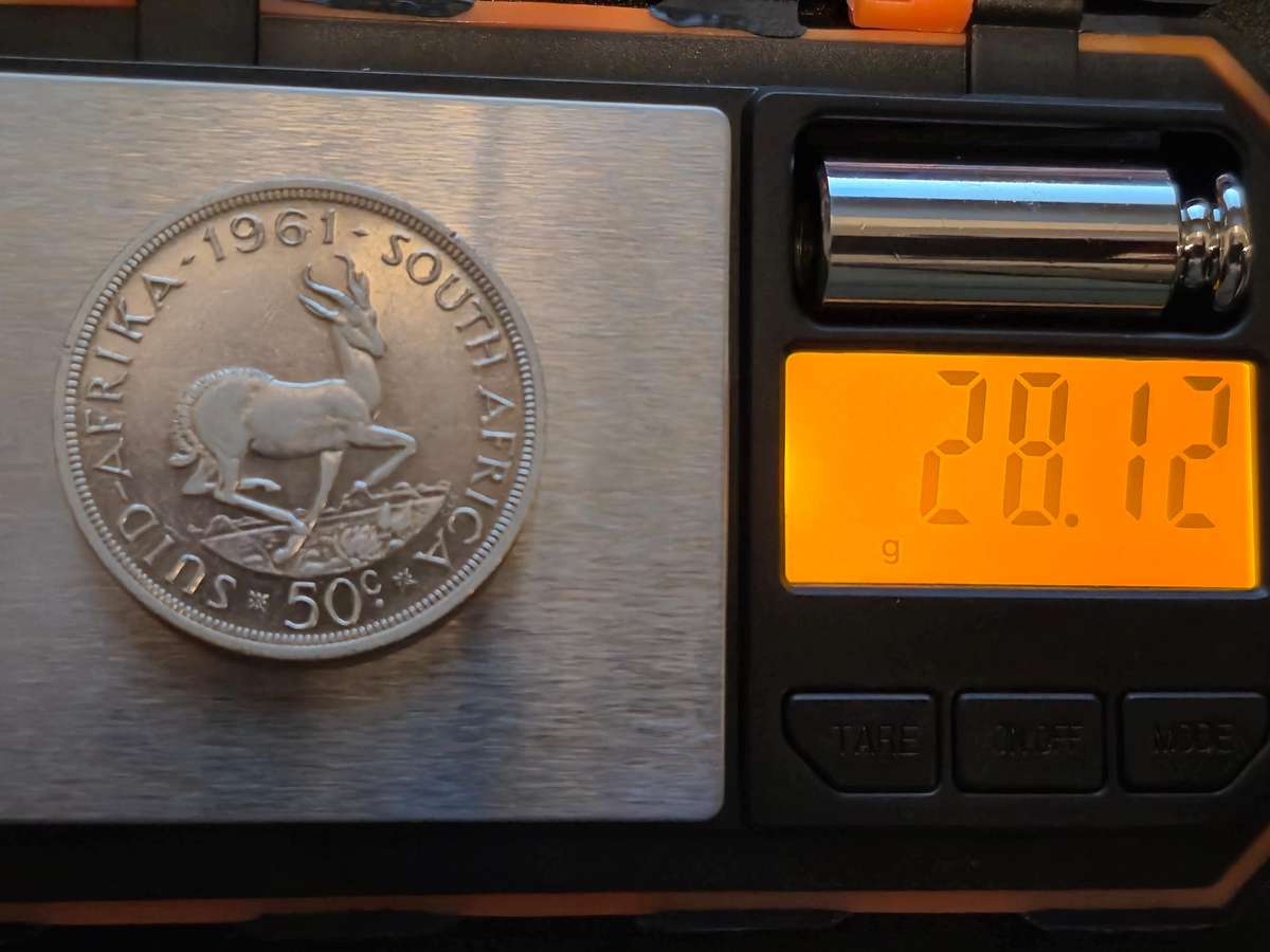 1961 Silver Fifty Cent (Crown)