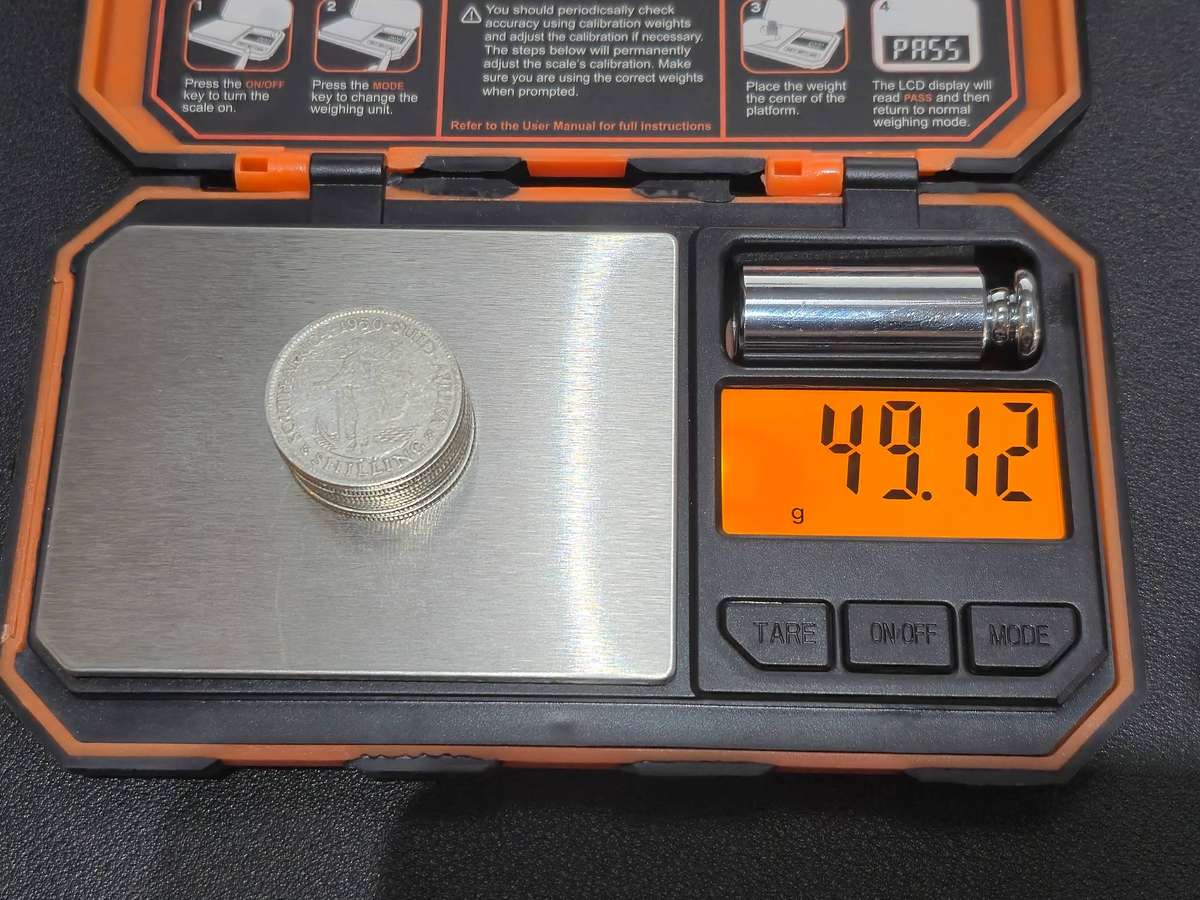 9x One Shilling Coins - 80% Silver