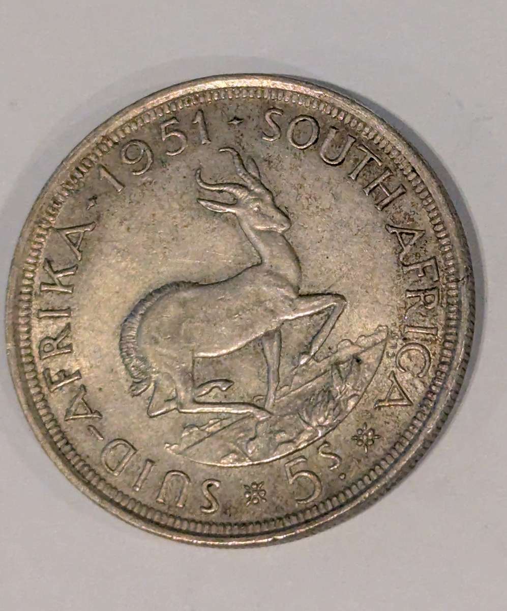 1951 Five Shillings (Union of SA)