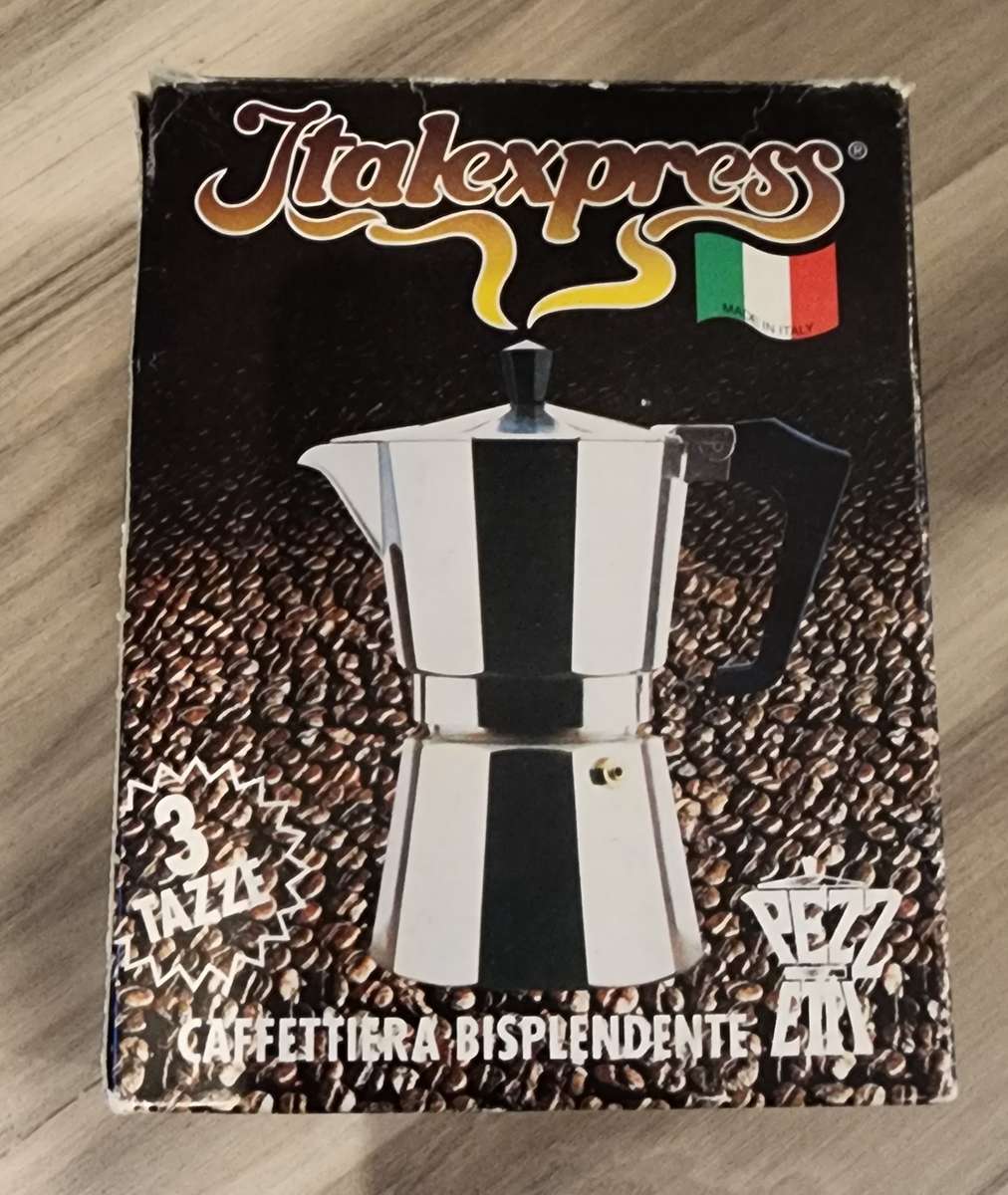 Pezzetti Italexpress Aluminium Moka Pot 3 Cup