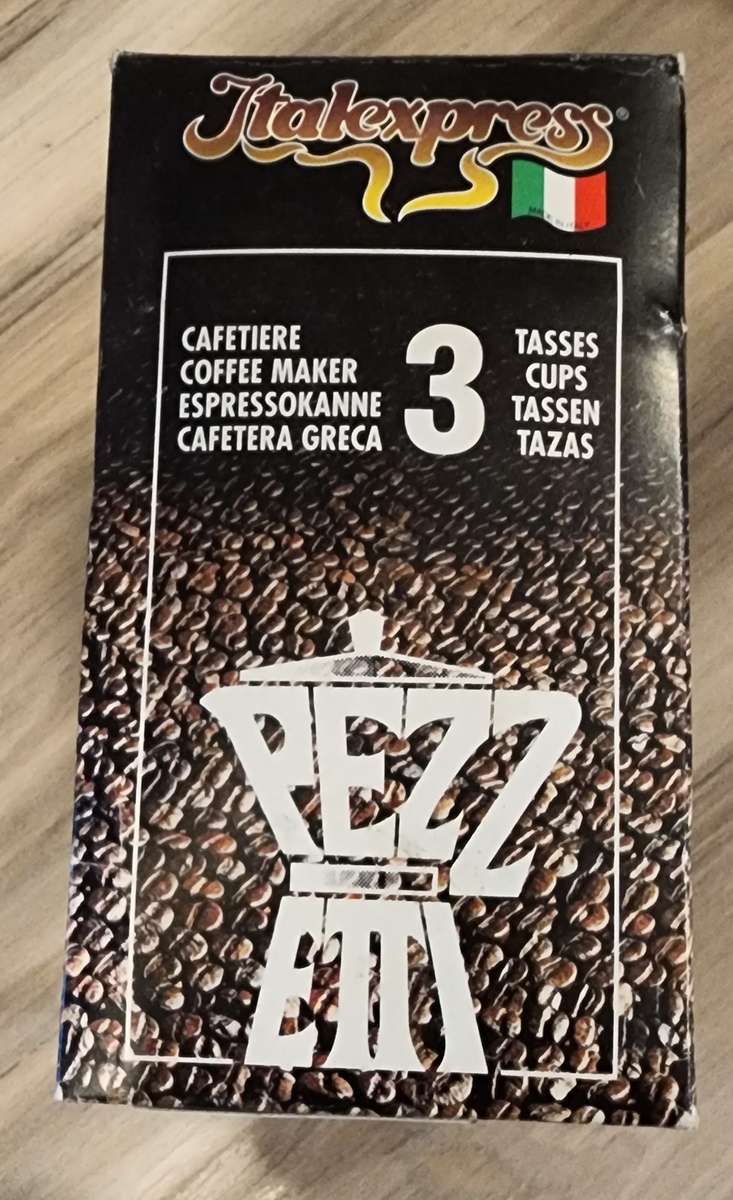 Pezzetti Italexpress Aluminium Moka Pot 3 Cup