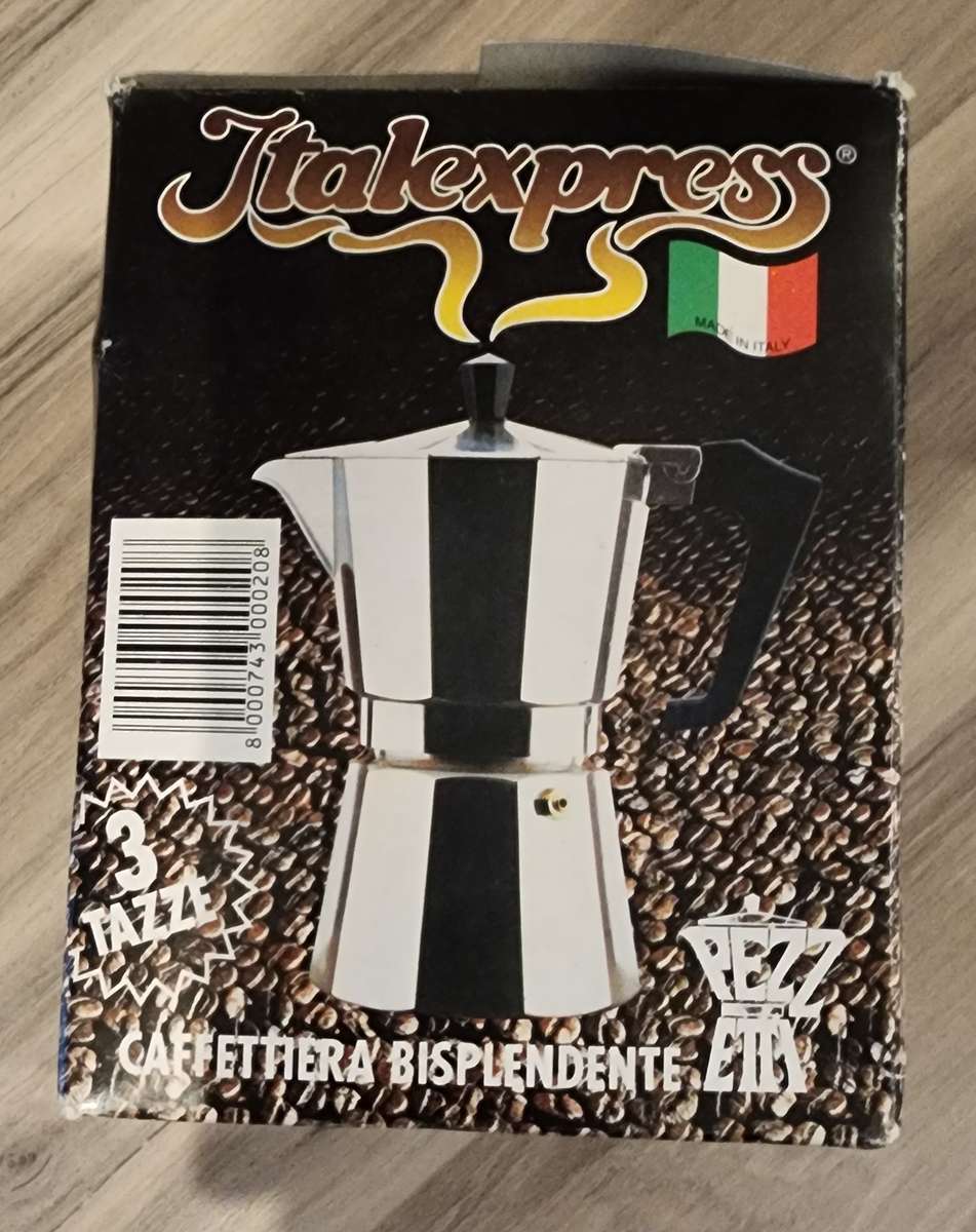 Pezzetti Italexpress Aluminium Moka Pot 3 Cup