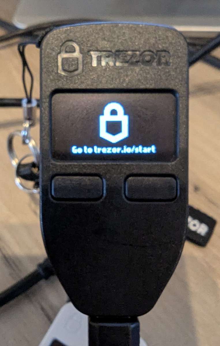 TREZOR Model One Cryptocurrency Hardware Wallet - Black & White (2 x wallets)