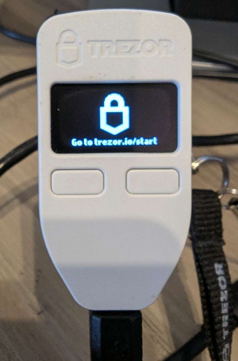 TREZOR Model One Cryptocurrency Hardware Wallet - Black & White (2 x wallets)