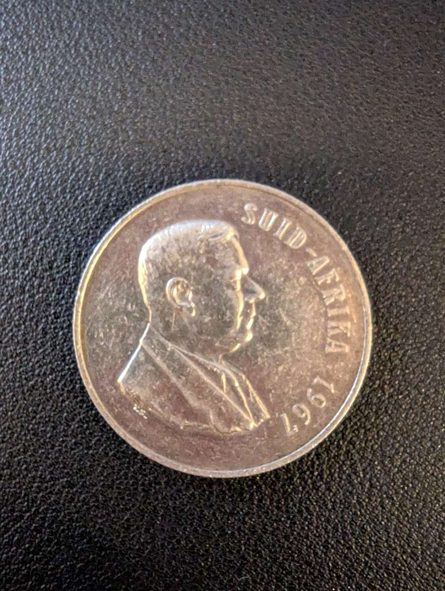 1967 One Rand - Afrikaans - 800 Silver