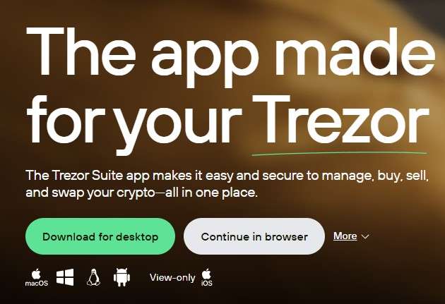TREZOR Model One Cryptocurrency Hardware Wallet - Black & White (2 x wallets)