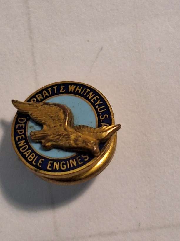Vintage Pratt & Whitney Aircraft dependable engines badge