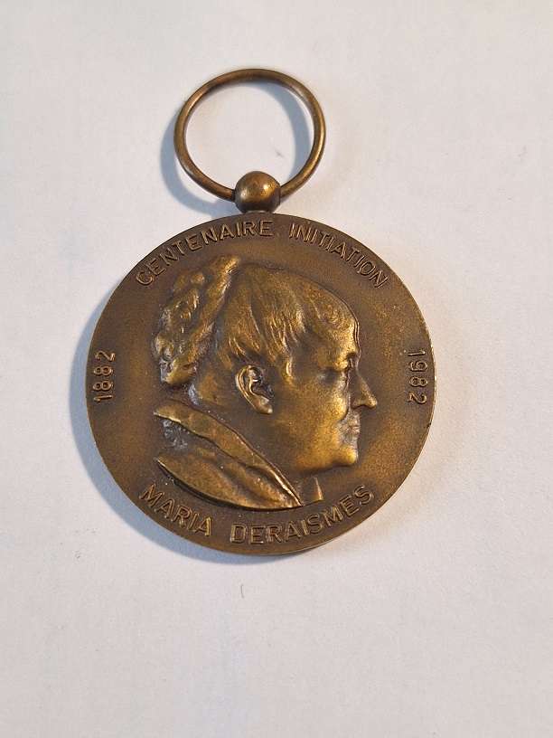 Maria Deraismes 100 year commerotive medal
