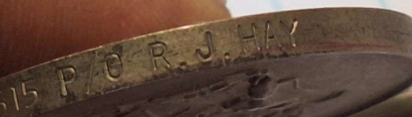 Rhodesia Genereal service medal 7515 P/O R J Hay