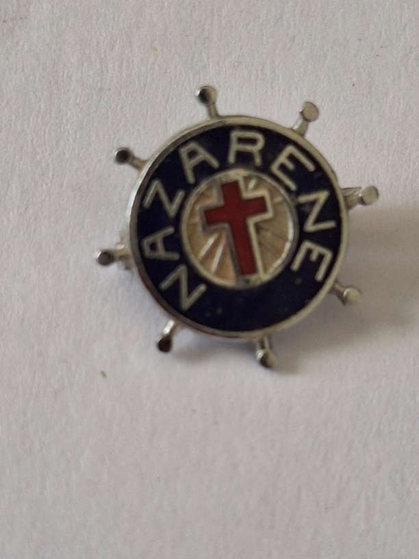 Nazarene Red Cross pin/badge