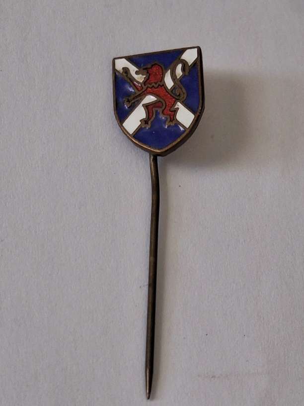 Scottish Exhibition pin badge