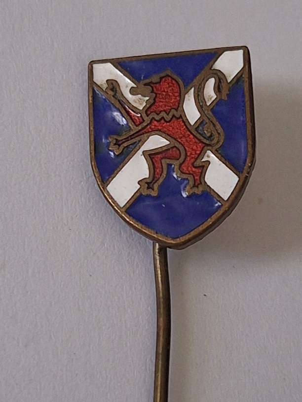 Scottish Exhibition pin badge