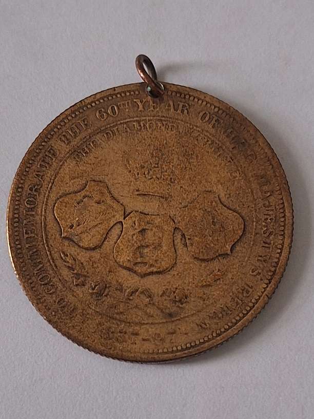 1897 UK Medal Queen Victoria Diamond Jubilee