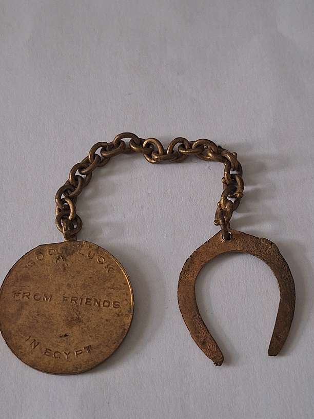 WW2 1944 Good Luck from friends in Egypt souvinier