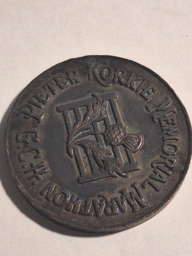Pieter Korkie Memorial Marathon Medal