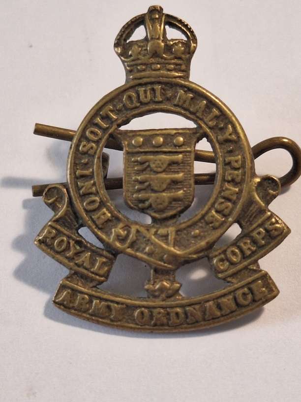 Royal Army ordnance corps badge