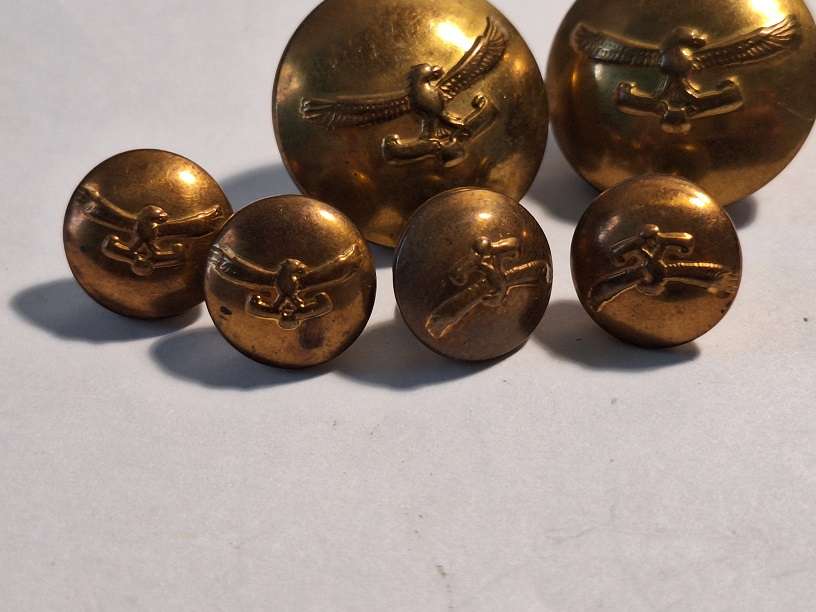 SA Airforce Officers Buttons