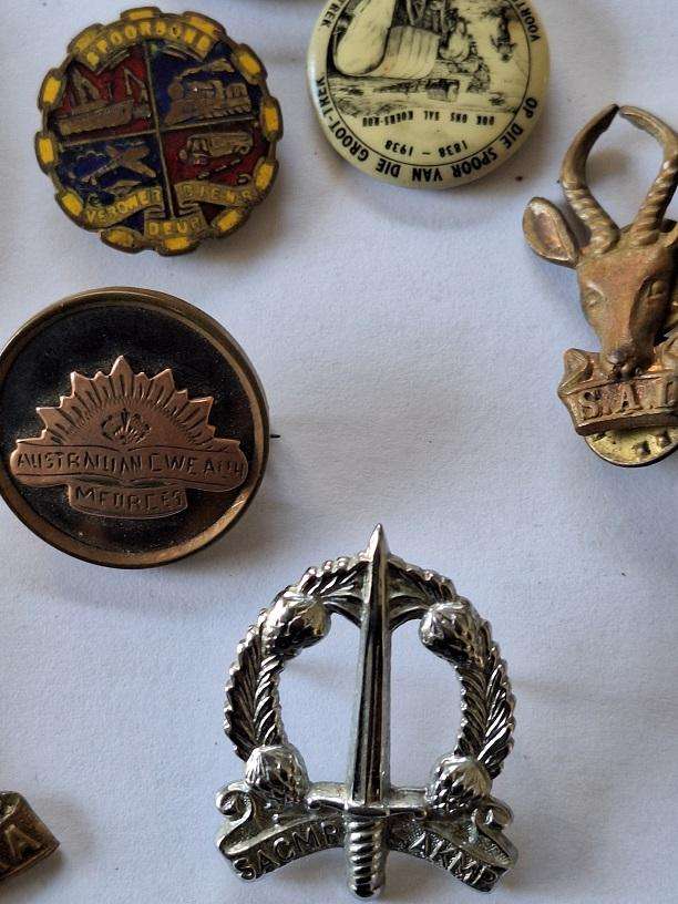 Large selection of Military badges
